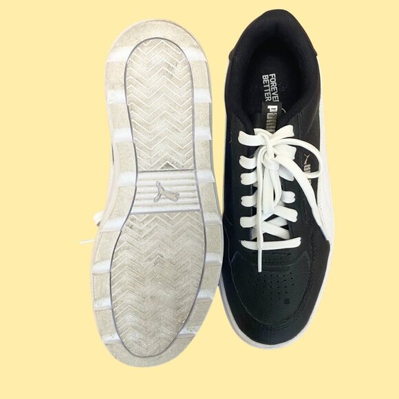 PUMA Cali Star Bold Black & White Platform Sneakers – Women’s 8.5 - Picture 7 of 9